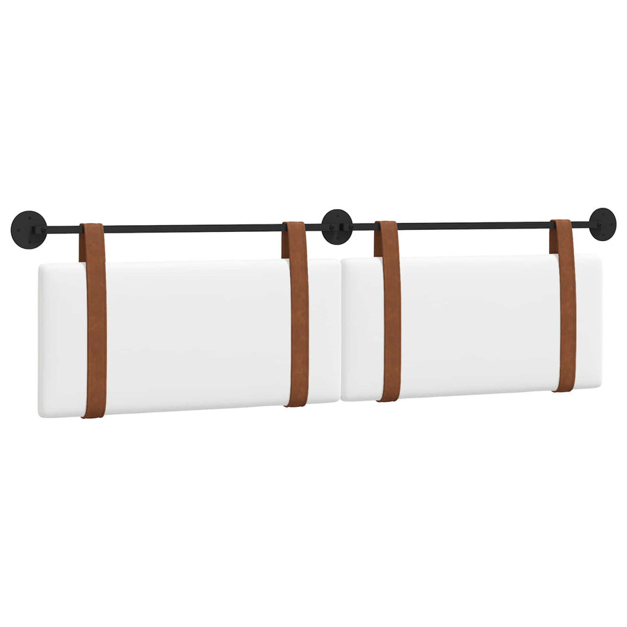 Hangend Hoofdeinde Wandgemonteerd Wit 170 x 55 x 5 cm Antiek PU