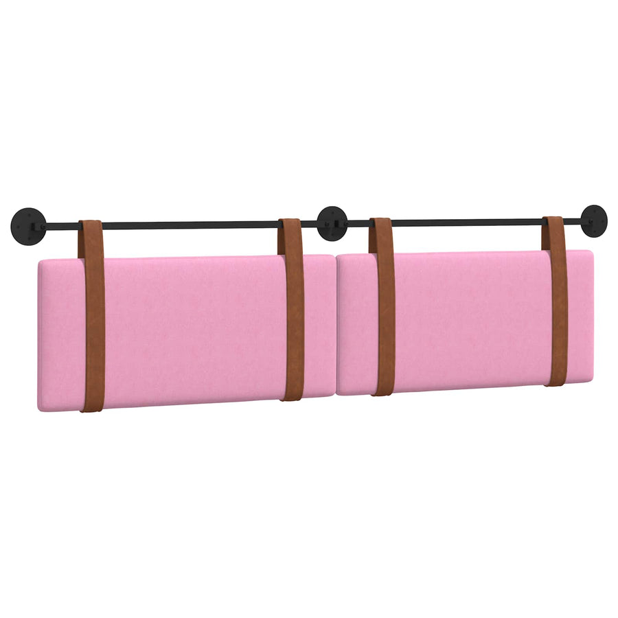 Hangend Hoofdeinde Effen Roze 170 x 55 x 5 cm Antiek PU