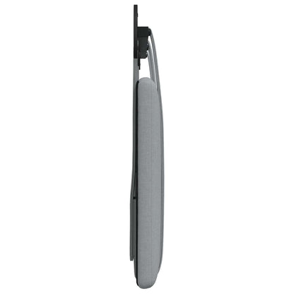 Hangend Hoofdeinde Effen Lichtgrijs 190 x 55 x 5 cm Stof