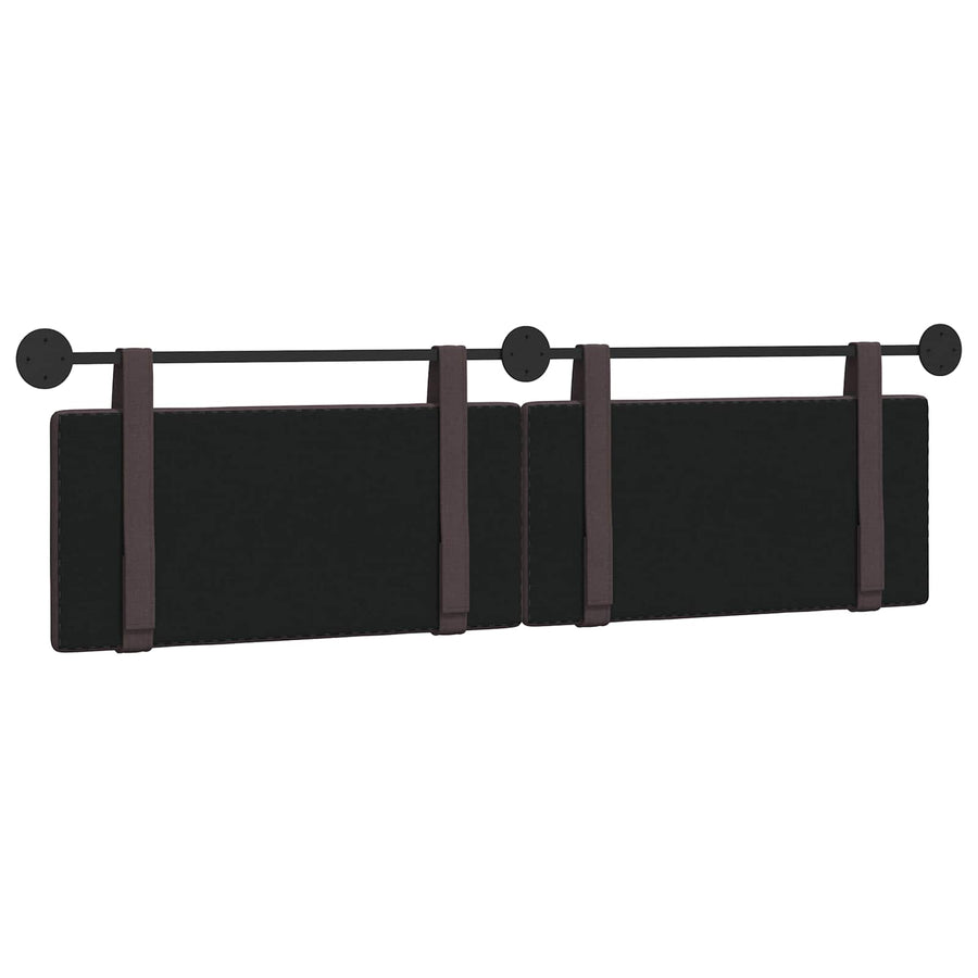 Hangend Hoofdeinde Effen Donkerbruin 190 x 55 x 5 cm Stof