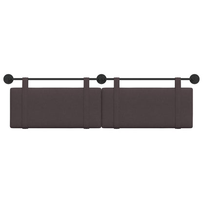 Hangend Hoofdeinde Effen Donkerbruin 190 x 55 x 5 cm Stof