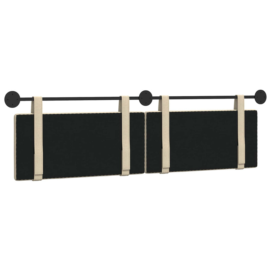 Hangend Hoofdeinde Wandgemonteerd Crème 190 x 55 x 5 cm Stof