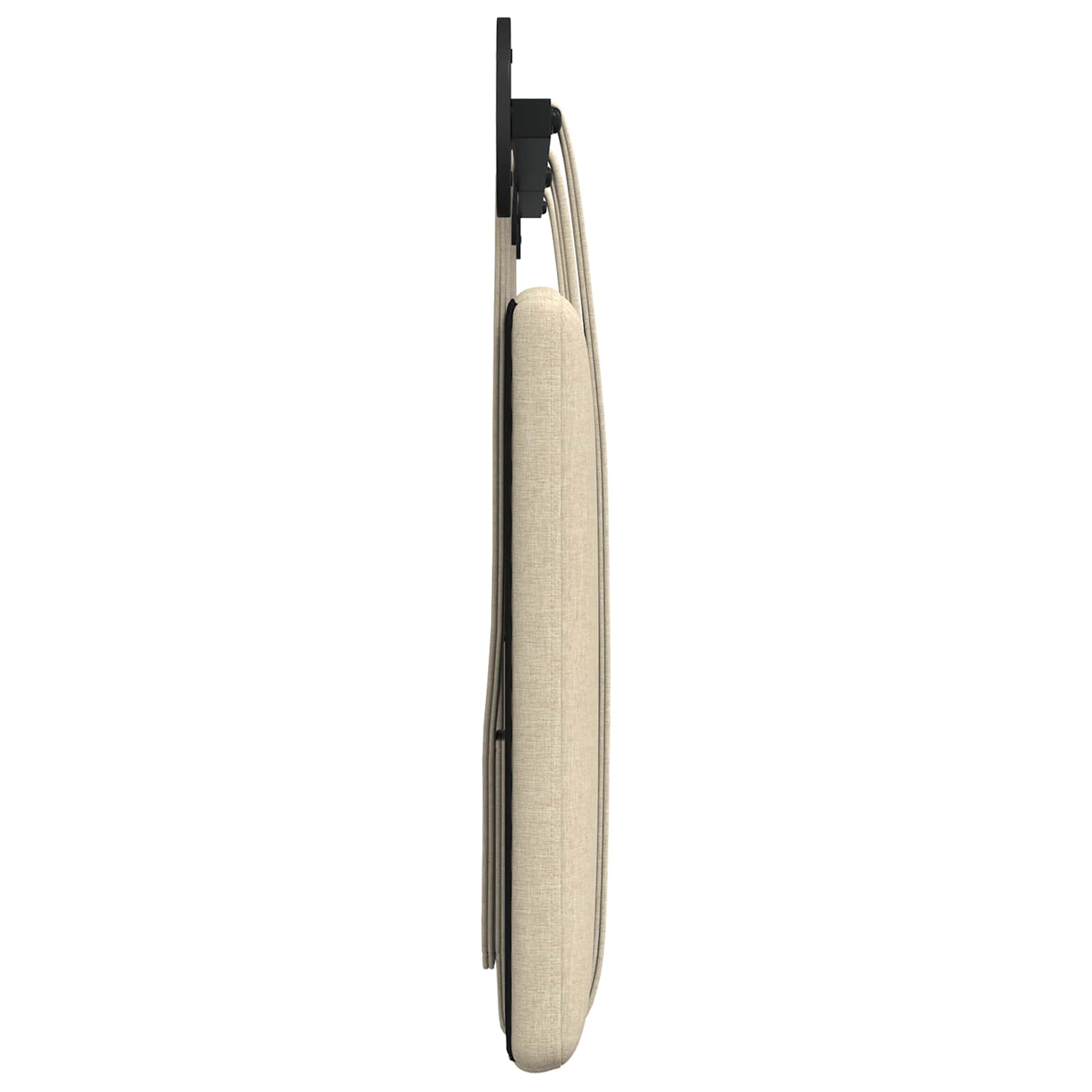 Hangend Hoofdeinde Wandgemonteerd Crème 190 x 55 x 5 cm Stof