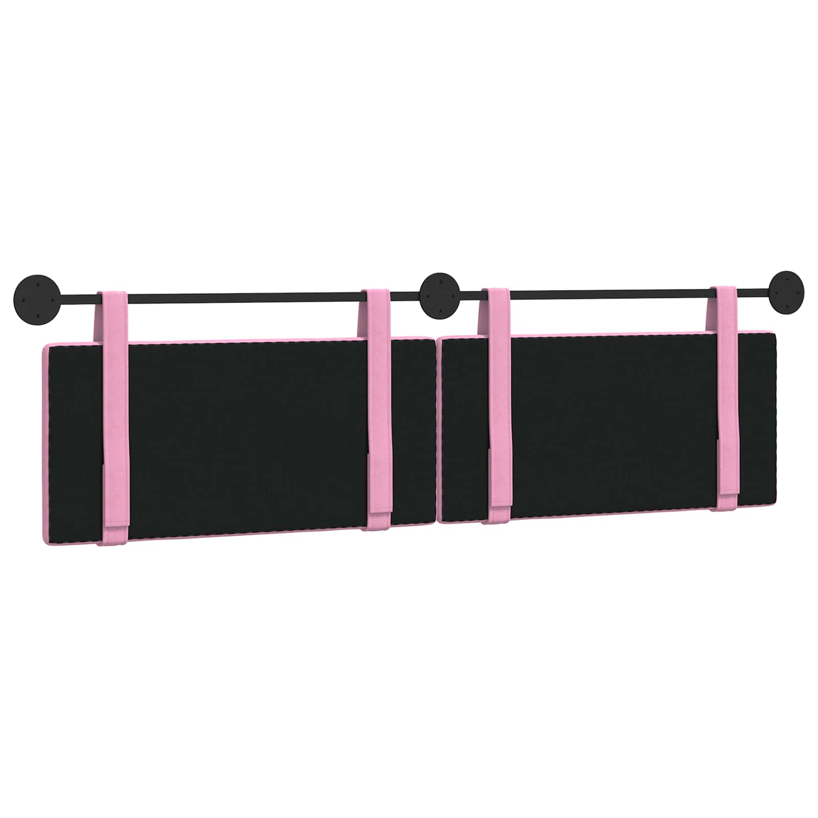 Hangend Hoofdeinde Wandgemonteerd Roze 190 x 55 x 5 cm Stof