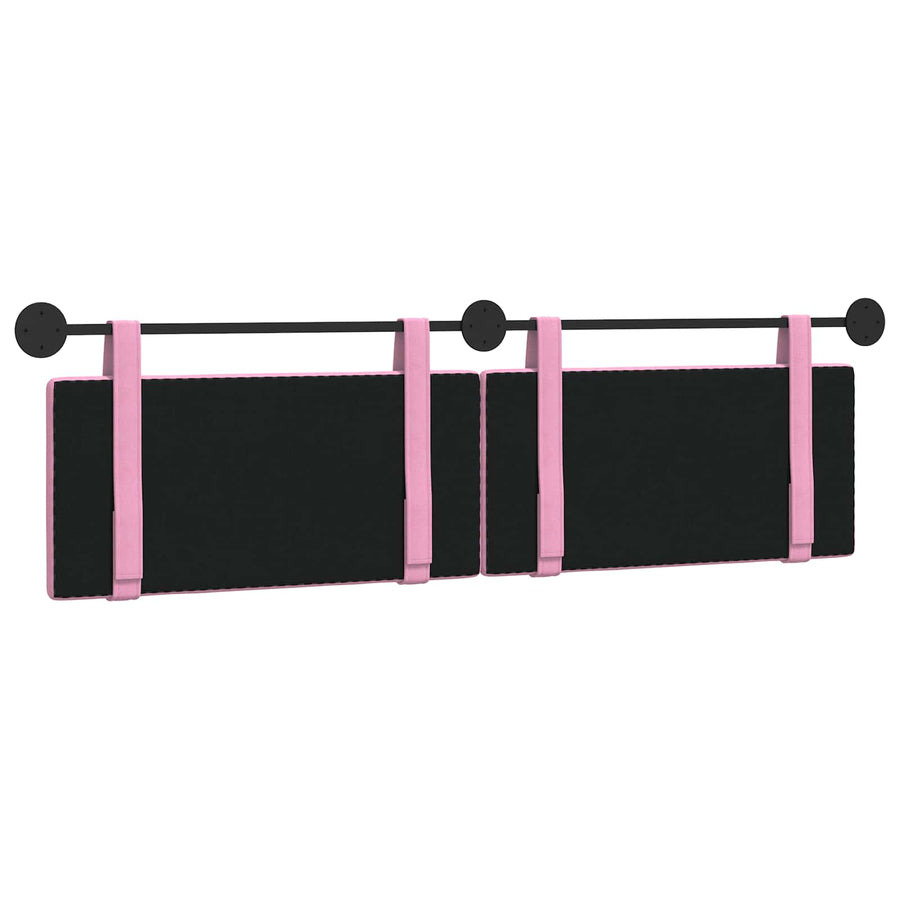 Hangend Hoofdeinde Wandgemonteerd Roze 190 x 55 x 5 cm Stof