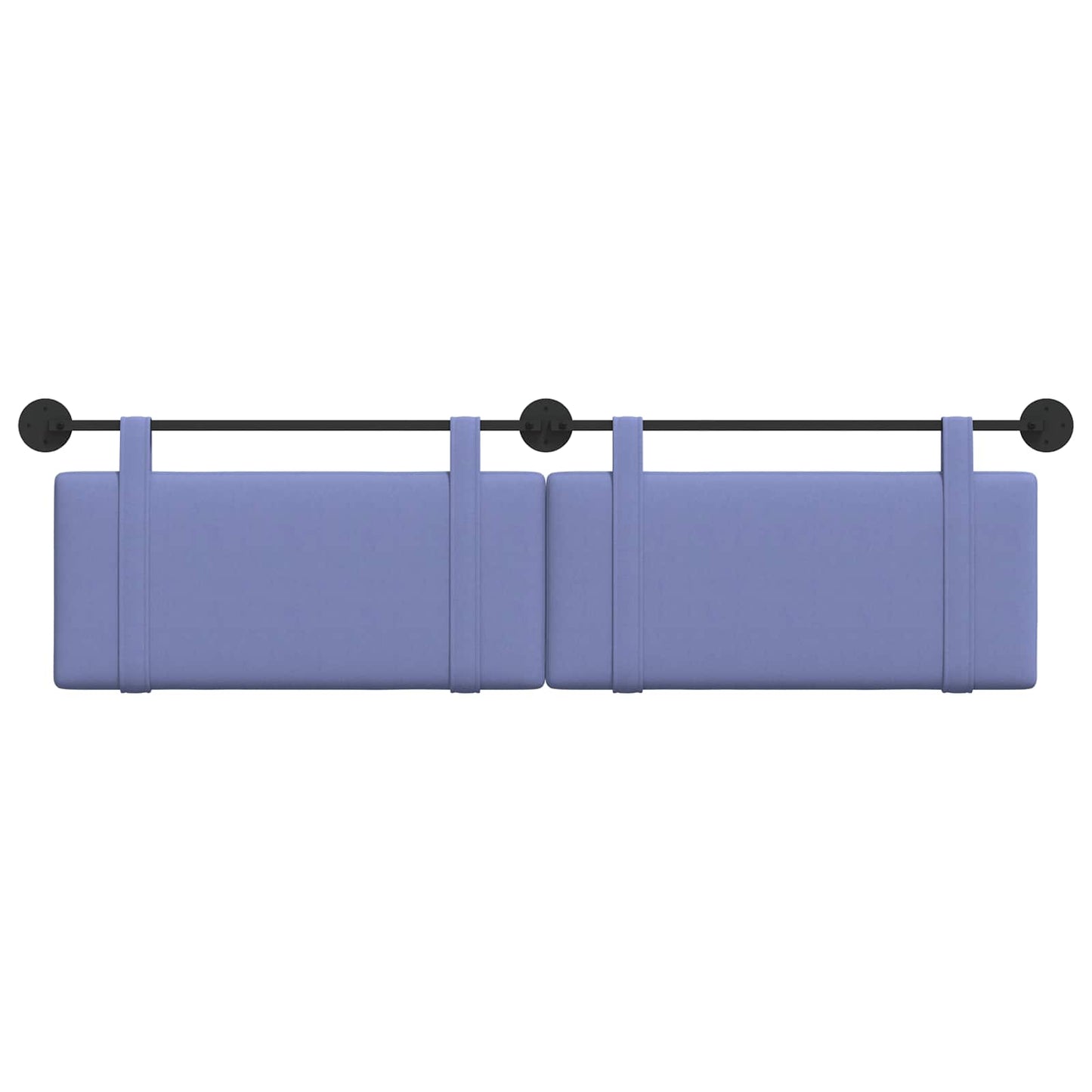 Hangend Hoofdeinde Effen Jeans Blauw 190 x 55 x 5 cm Stof
