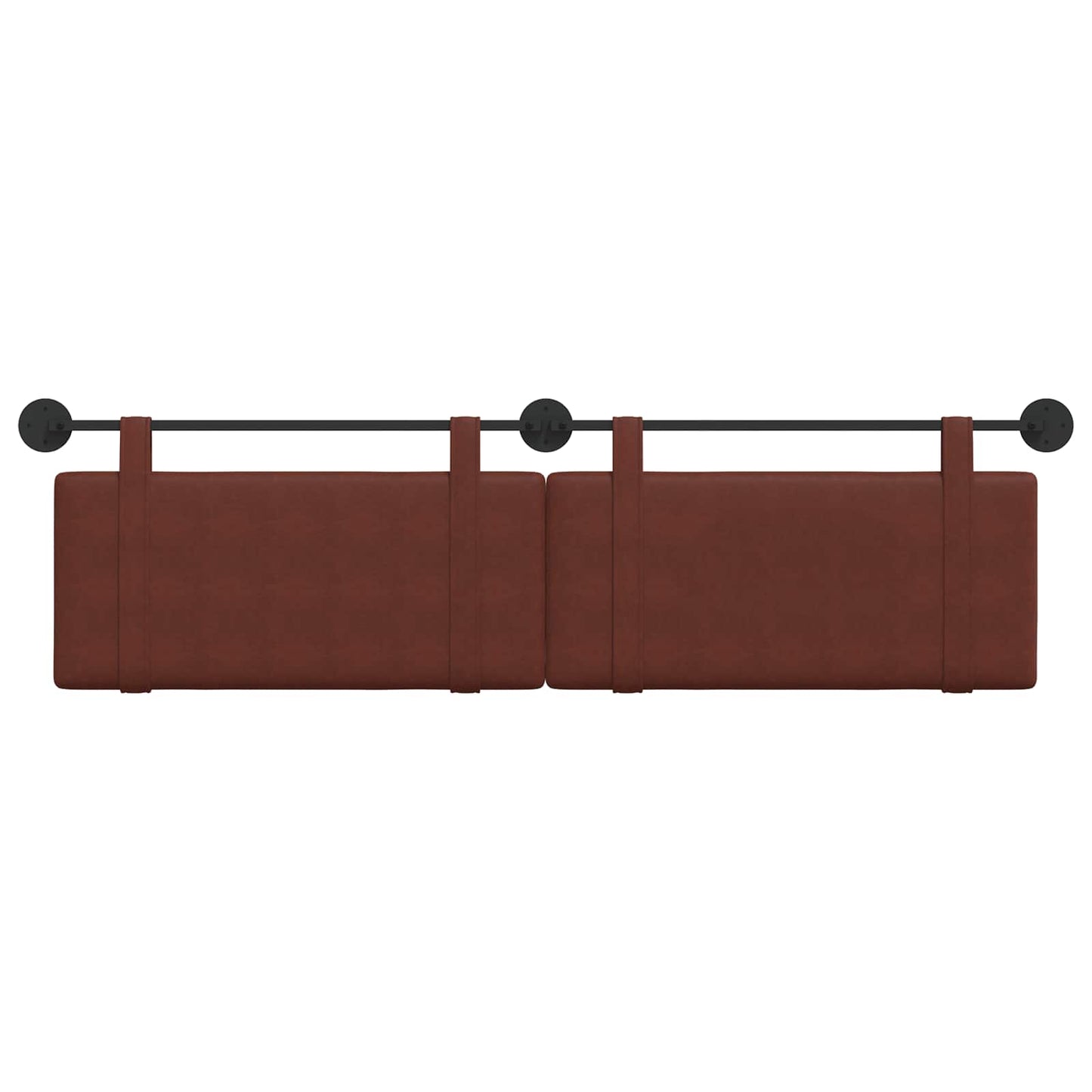Hangend Hoofdeinde Glanzend Bruin 190 x 55 x 5 cm Antiek PU