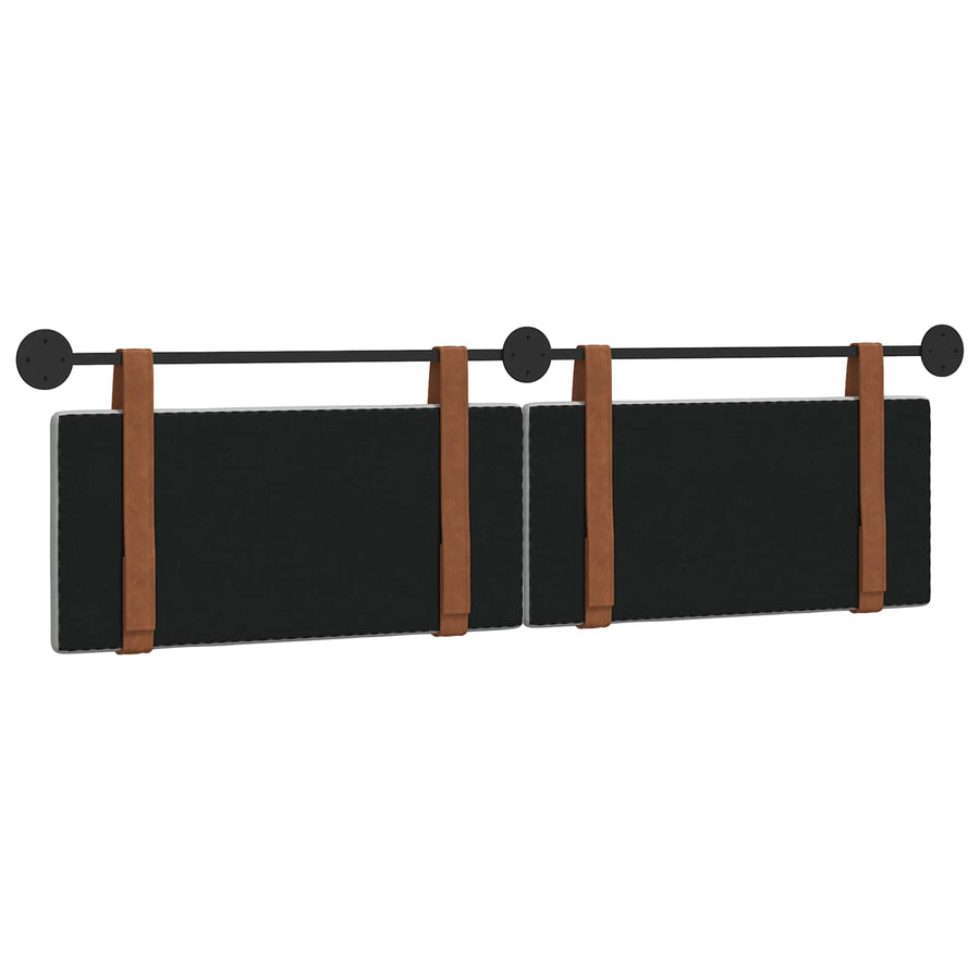 Hangend Hoofdeinde Effen Wolkengrijs 180 x 40 cm Bewerkt hout