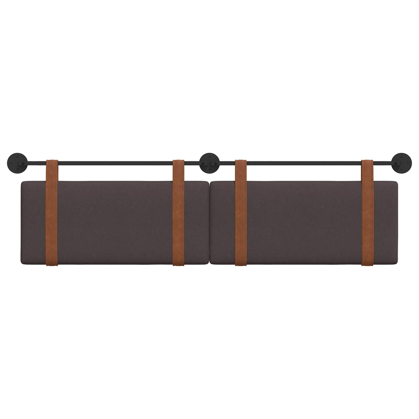Hangend Hoofdeinde Effen Donkerbruin 180 x 40 cm Bewerkt hout
