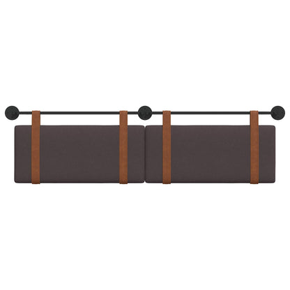 Hangend Hoofdeinde Effen Donkerbruin 180 x 40 cm Bewerkt hout