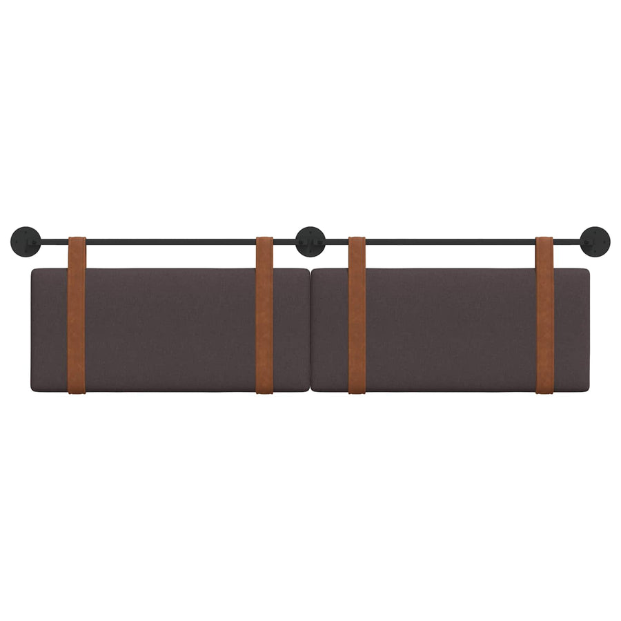 Hangend Hoofdeinde Effen Donkerbruin 180 x 40 cm Bewerkt hout