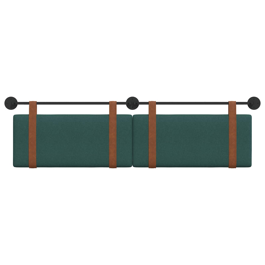Hangend Hoofdeinde Effen Donkergroen 180 x 40 cm Bewerkt hout