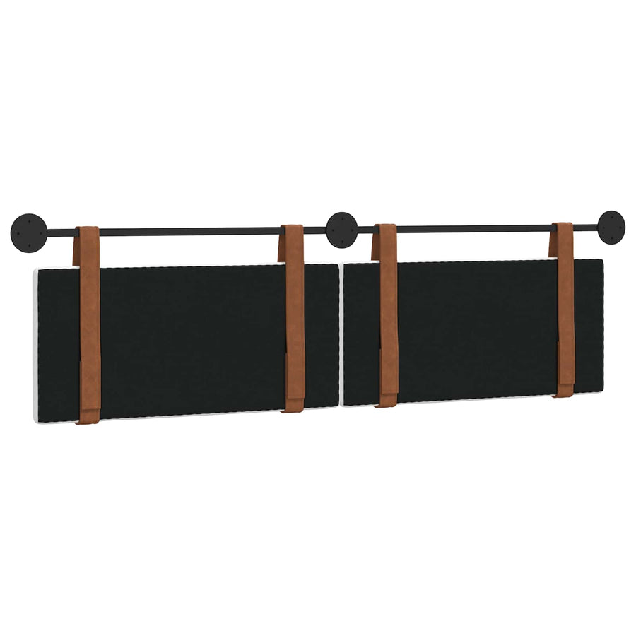Hangend Hoofdeinde Wandgemonteerd Wit 180 x 40 cm Bewerkt hout