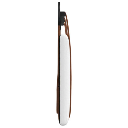 Hangend Hoofdeinde Wandgemonteerd Wit 180 x 40 cm Bewerkt hout