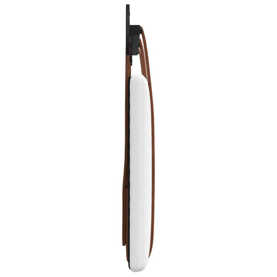 Hangend Hoofdeinde Wandgemonteerd Wit 180 x 40 cm Bewerkt hout