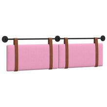 Hangend Hoofdeinde Wandgemonteerd Roze 180 x 40 cm Bewerkt hout