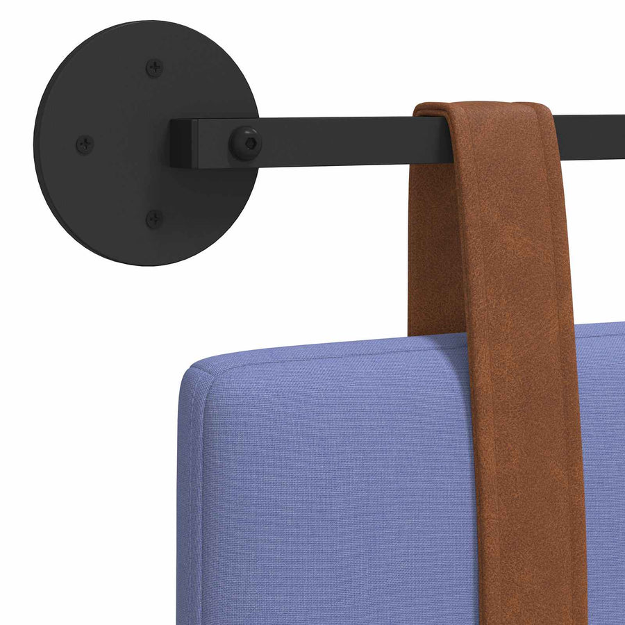 Hangend Hoofdeinde Effen Jeans Blauw 180 x 40 cm Bewerkt hout