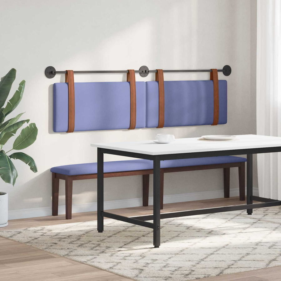 Hangend Hoofdeinde Effen Jeans Blauw 180 x 40 cm Bewerkt hout