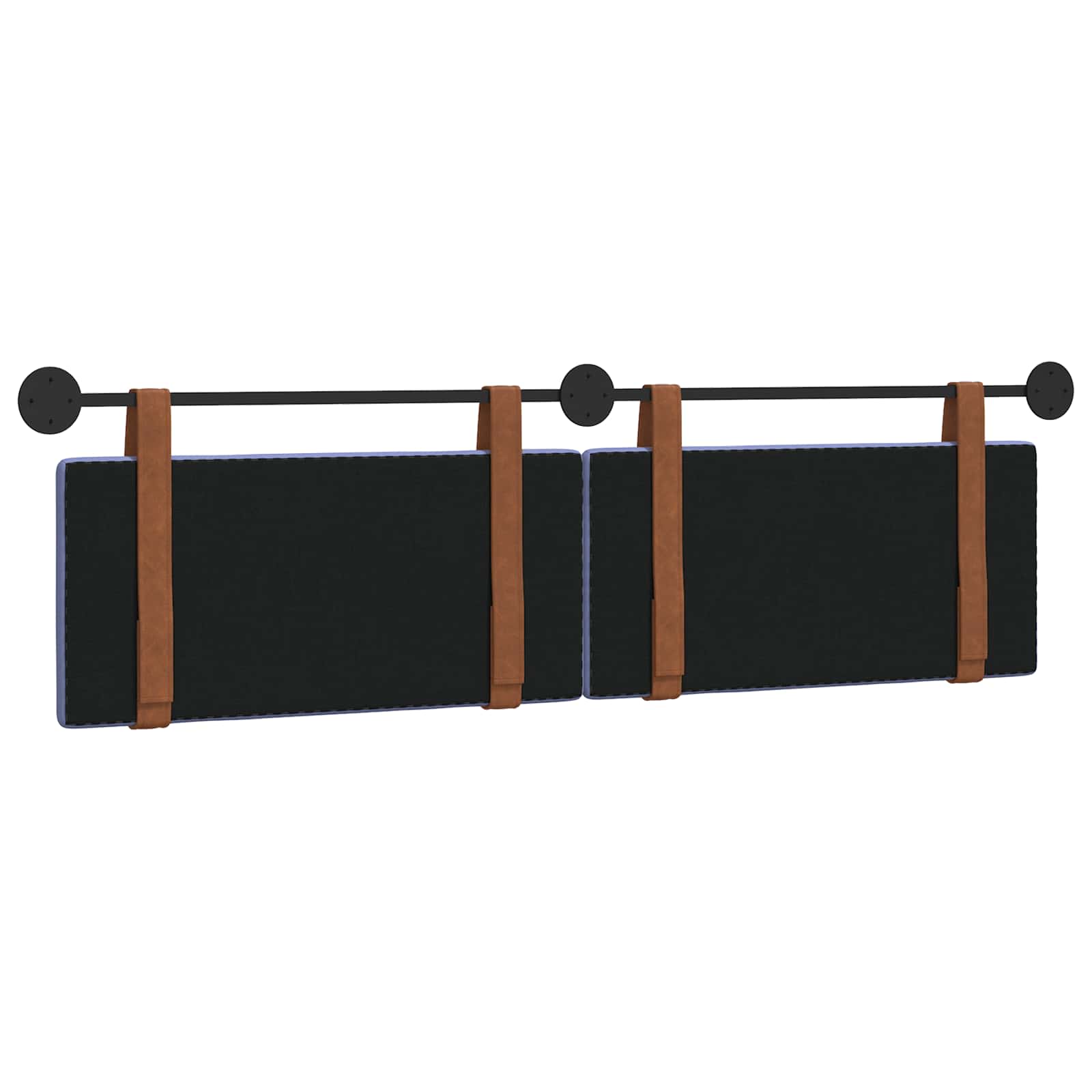 Hangend Hoofdeinde Effen Jeans Blauw 180 x 40 cm Bewerkt hout