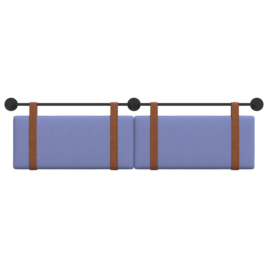Hangend Hoofdeinde Effen Jeans Blauw 180 x 40 cm Bewerkt hout