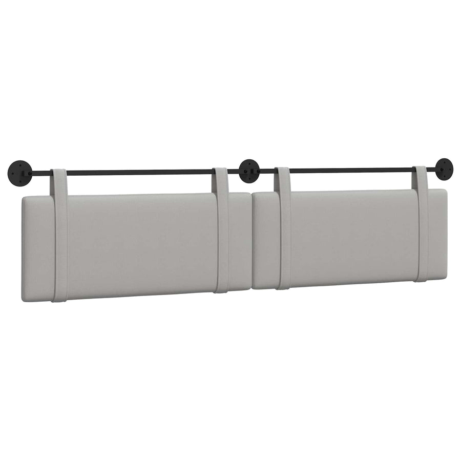 Hangend Hoofdeinde Effen Wolkengrijs 210 x 55 x 5 cm Stof
