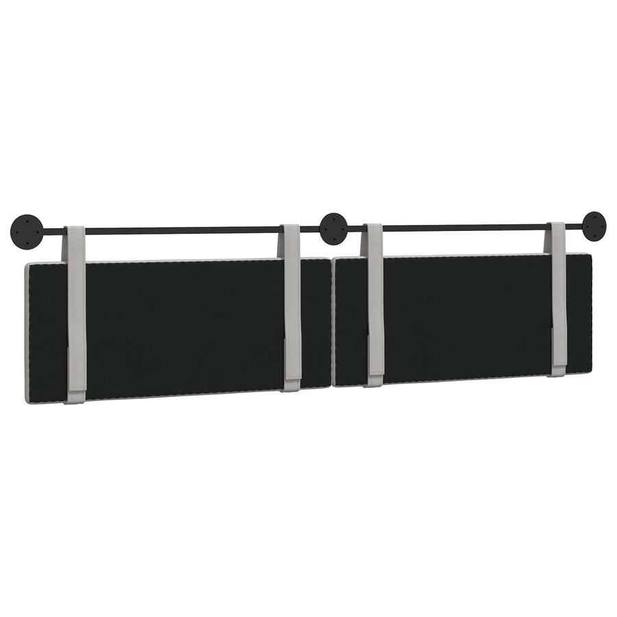 Hangend Hoofdeinde Effen Wolkengrijs 210 x 55 x 5 cm Stof