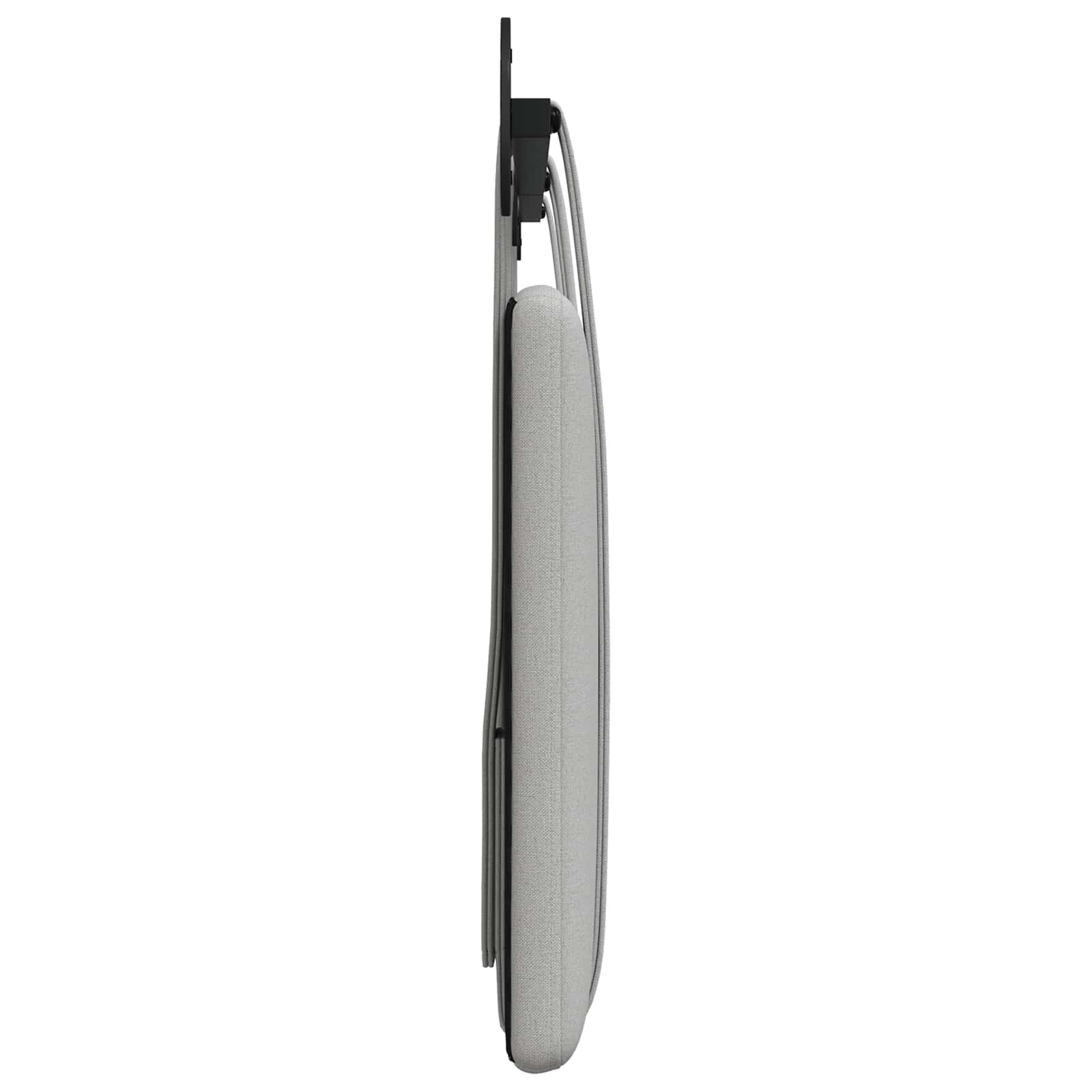 Hangend Hoofdeinde Effen Wolkengrijs 210 x 55 x 5 cm Stof