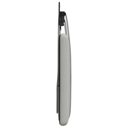 Hangend Hoofdeinde Effen Wolkengrijs 210 x 55 x 5 cm Stof