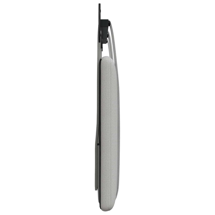 Hangend Hoofdeinde Effen Wolkengrijs 210 x 55 x 5 cm Stof