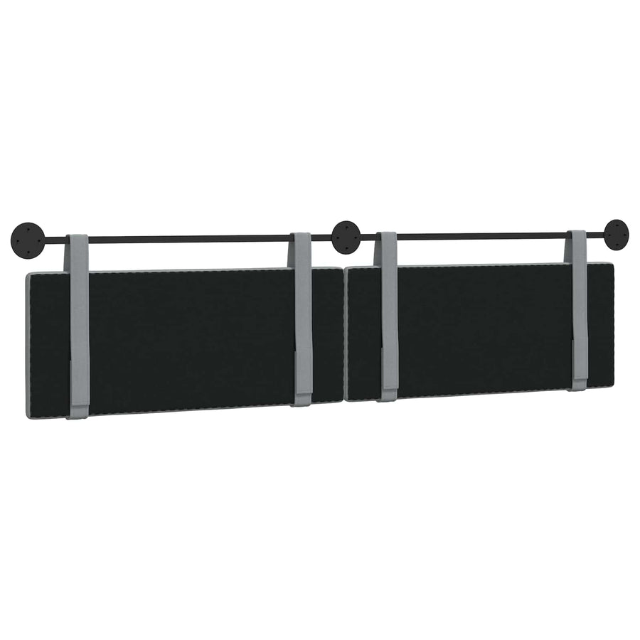 Hangend Hoofdeinde Effen Lichtgrijs 210 x 55 x 5 cm Stof