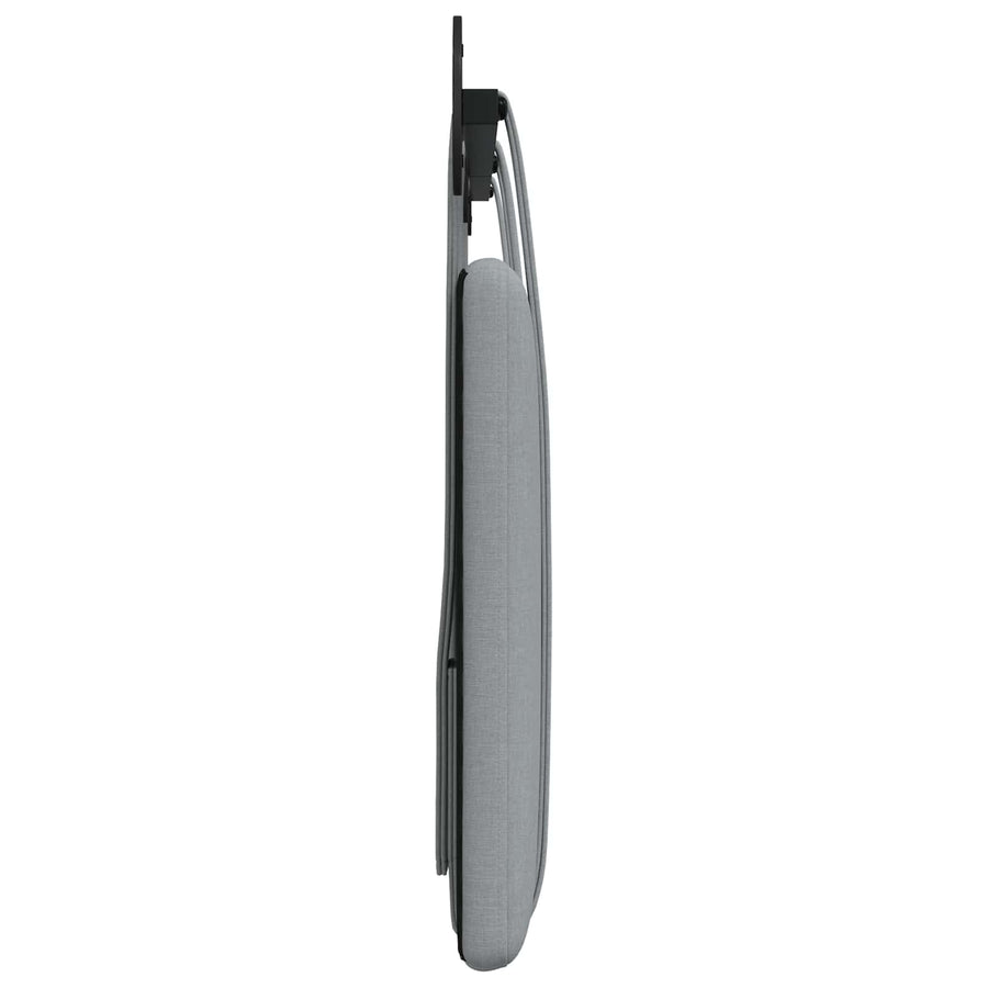 Hangend Hoofdeinde Effen Lichtgrijs 210 x 55 x 5 cm Stof
