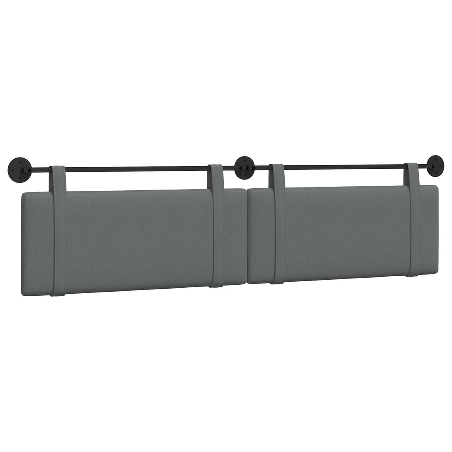 Hangend Hoofdeinde Effen Donkergrijs 210 x 55 x 5 cm Stof
