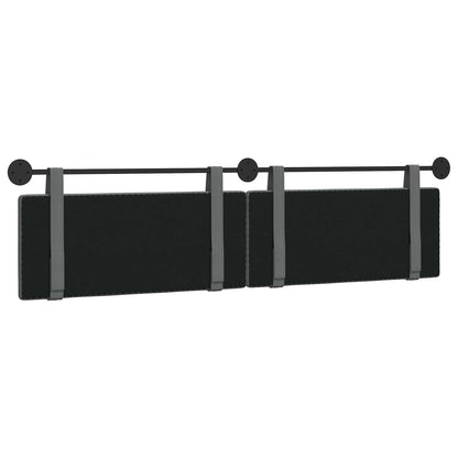 Hangend Hoofdeinde Effen Donkergrijs 210 x 55 x 5 cm Stof