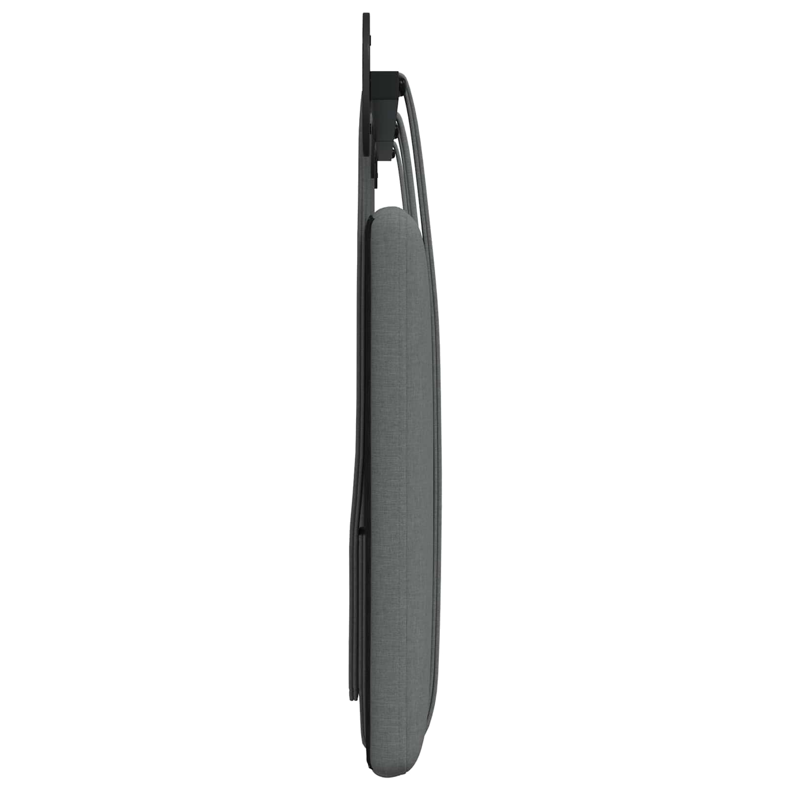 Hangend Hoofdeinde Effen Donkergrijs 210 x 55 x 5 cm Stof