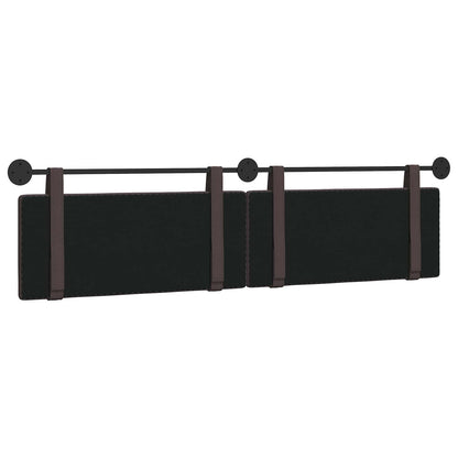 Hangend Hoofdeinde Effen Donkerbruin 210 x 55 x 5 cm Stof