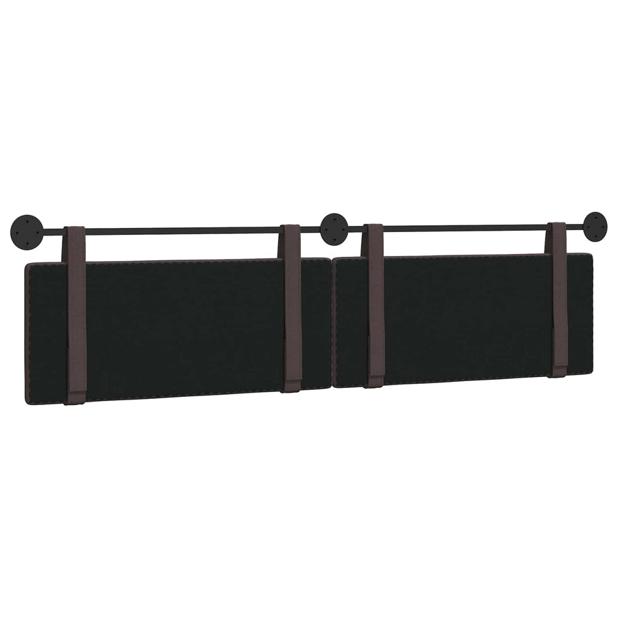 Hangend Hoofdeinde Effen Donkerbruin 210 x 55 x 5 cm Stof