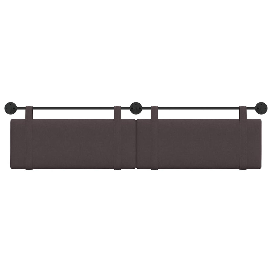 Hangend Hoofdeinde Effen Donkerbruin 210 x 55 x 5 cm Stof
