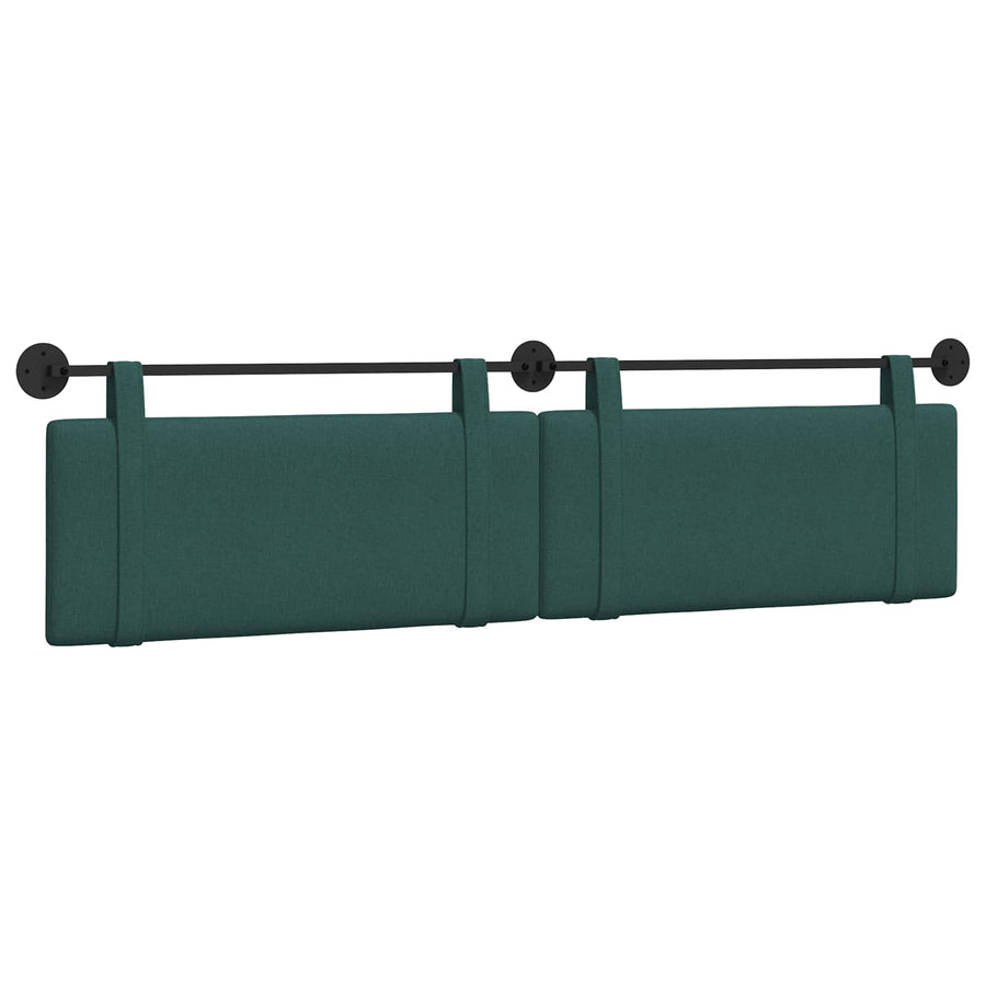 Hangend Hoofdeinde Effen Donkergroen 210 x 55 x 5 cm Stof