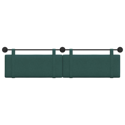 Hangend Hoofdeinde Effen Donkergroen 210 x 55 x 5 cm Stof