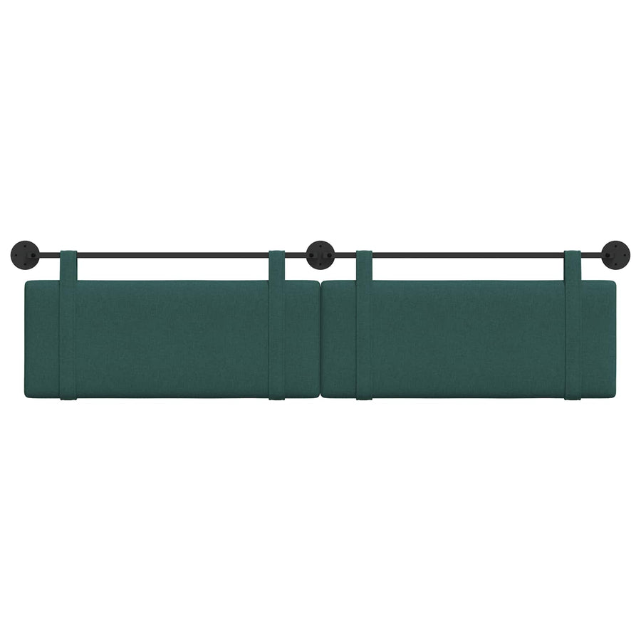 Hangend Hoofdeinde Effen Donkergroen 210 x 55 x 5 cm Stof