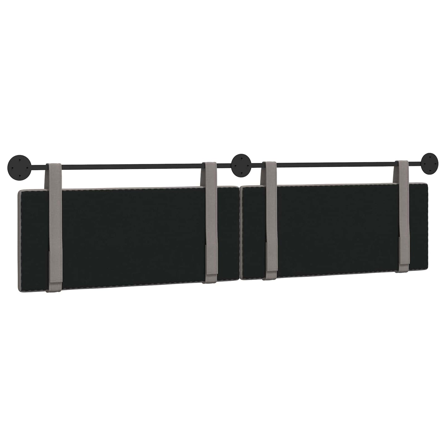 Hangend Hoofdeinde Wandgemonteerd Taupe 210 x 55 x 5 cm Stof