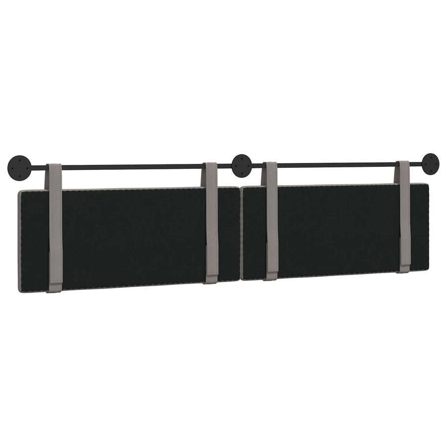 Hangend Hoofdeinde Wandgemonteerd Taupe 210 x 55 x 5 cm Stof