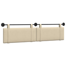 Hangend Hoofdeinde Wandgemonteerd Crème 210 x 55 x 5 cm Stof