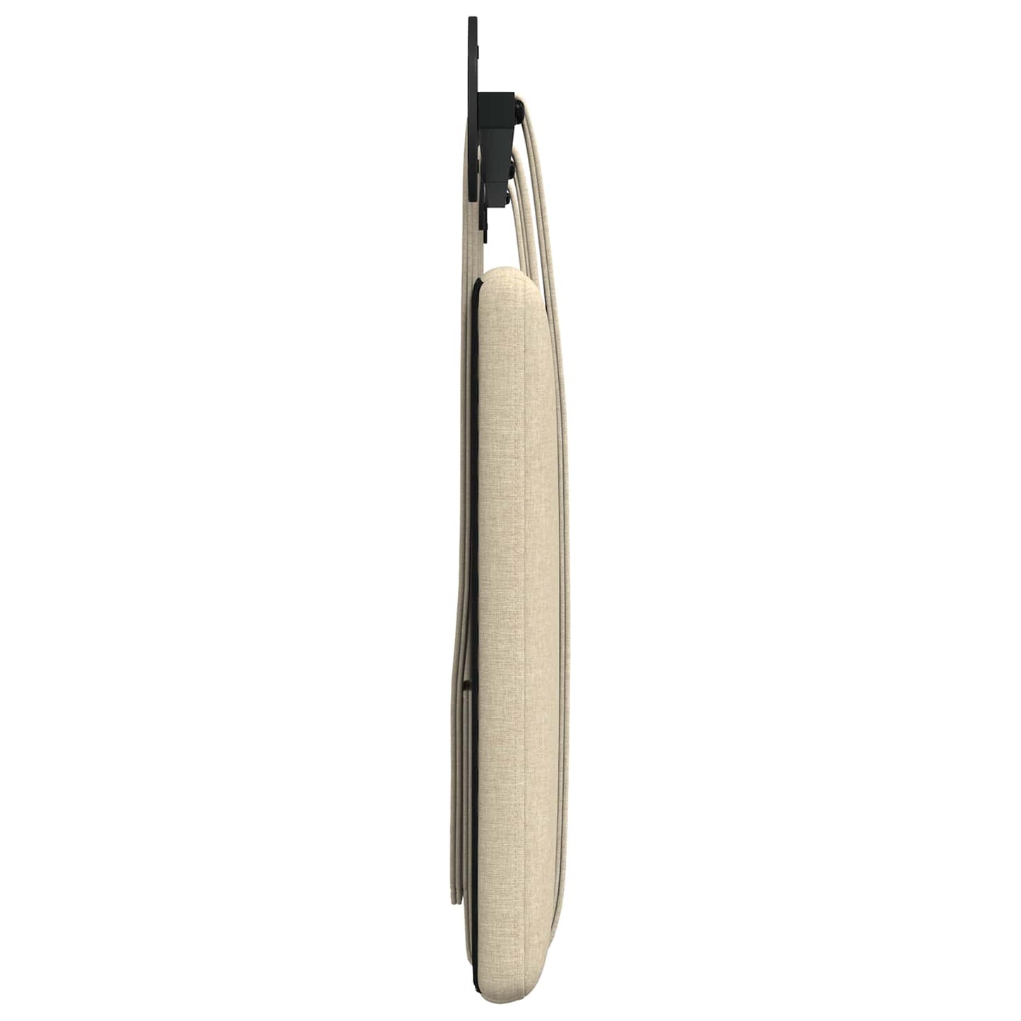 Hangend Hoofdeinde Wandgemonteerd Crème 210 x 55 x 5 cm Stof