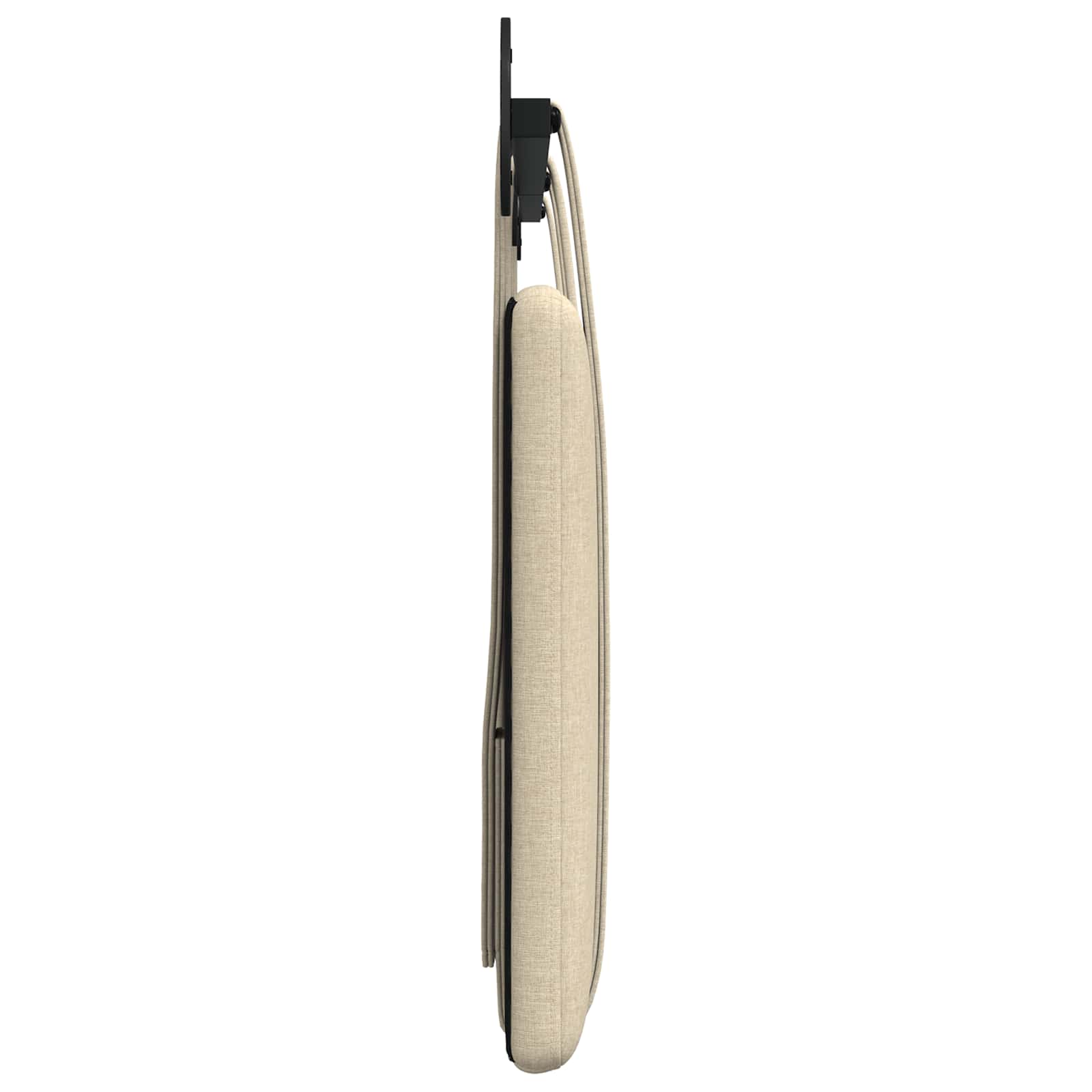 Hangend Hoofdeinde Wandgemonteerd Crème 210 x 55 x 5 cm Stof