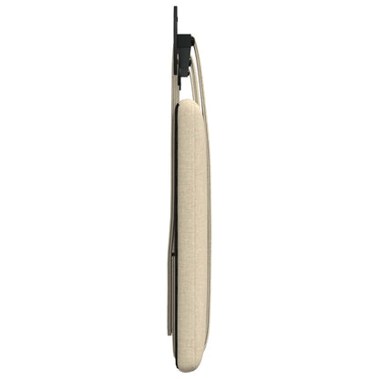 Hangend Hoofdeinde Wandgemonteerd Crème 210 x 55 x 5 cm Stof