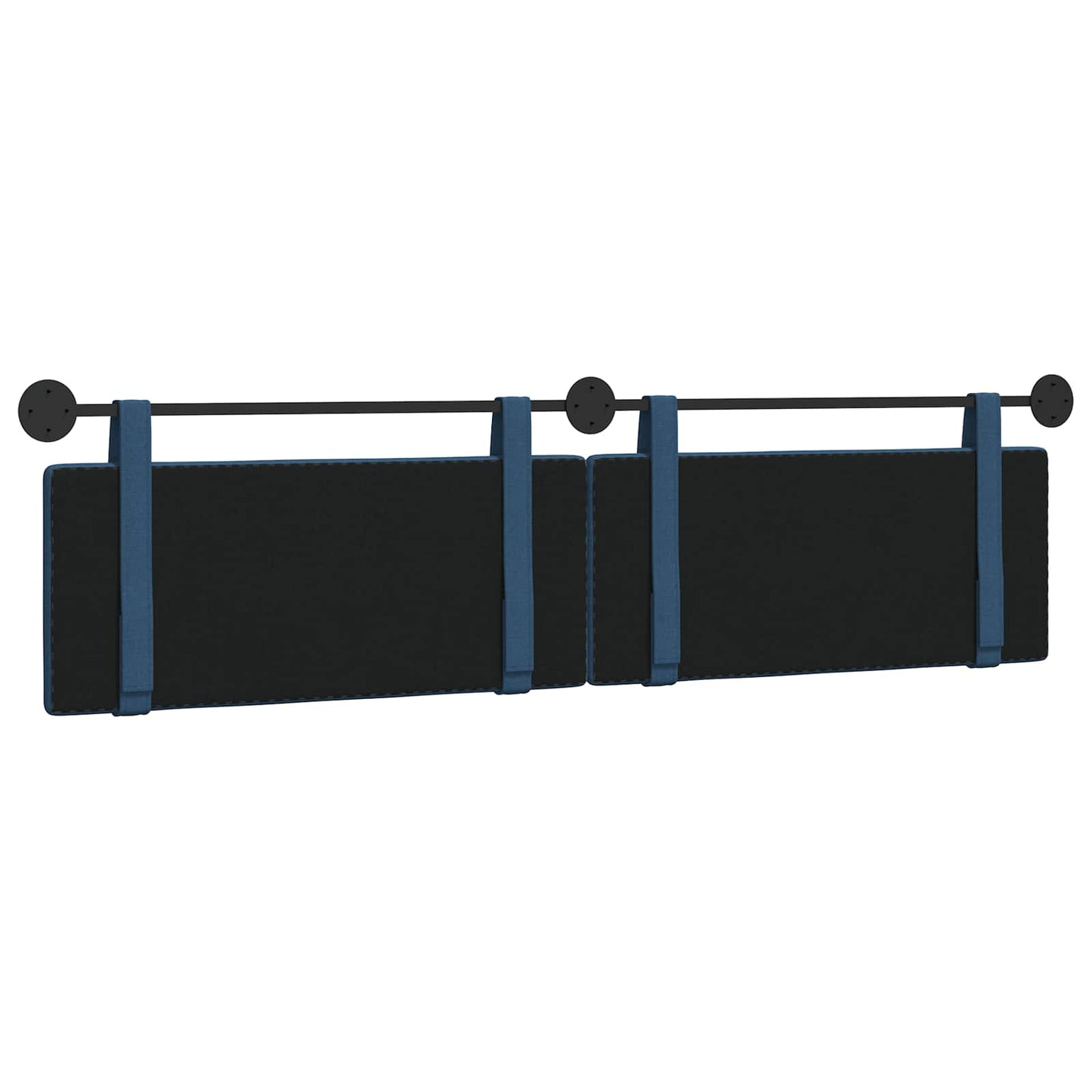 Hangend Hoofdeinde Wandgemonteerd Blauw 210 x 55 x 5 cm Stof