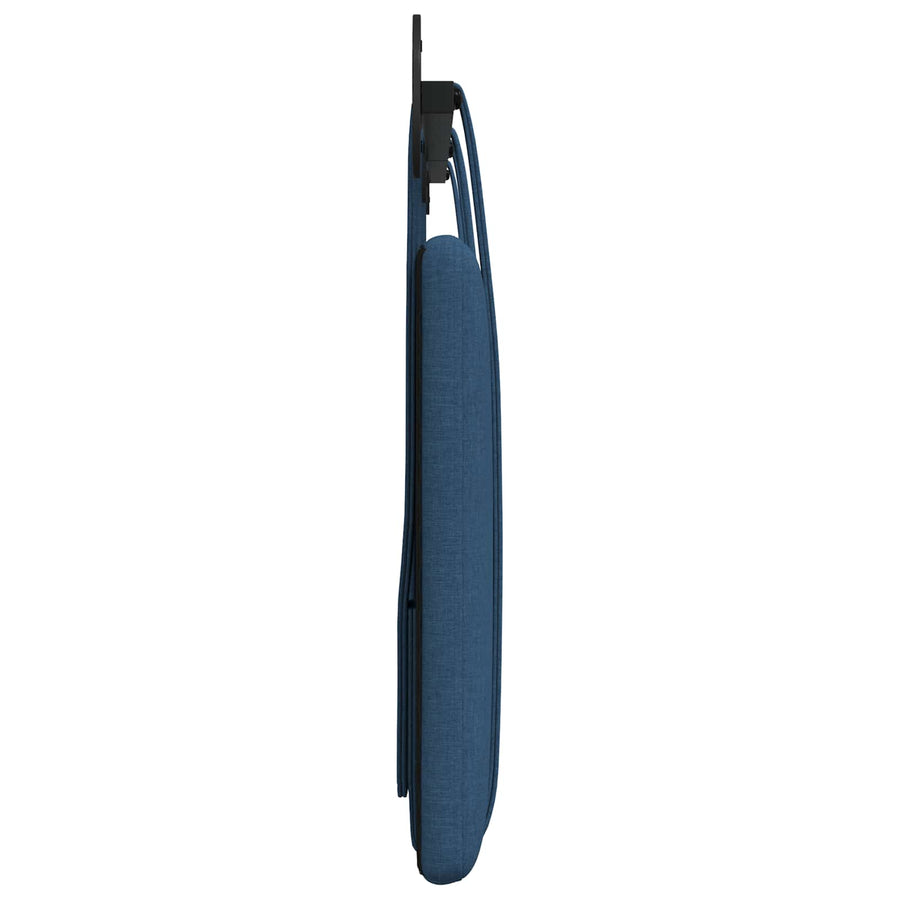 Hangend Hoofdeinde Wandgemonteerd Blauw 210 x 55 x 5 cm Stof