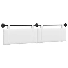 Hangend Hoofdeinde Wandgemonteerd Wit 210 x 55 x 5 cm Stof