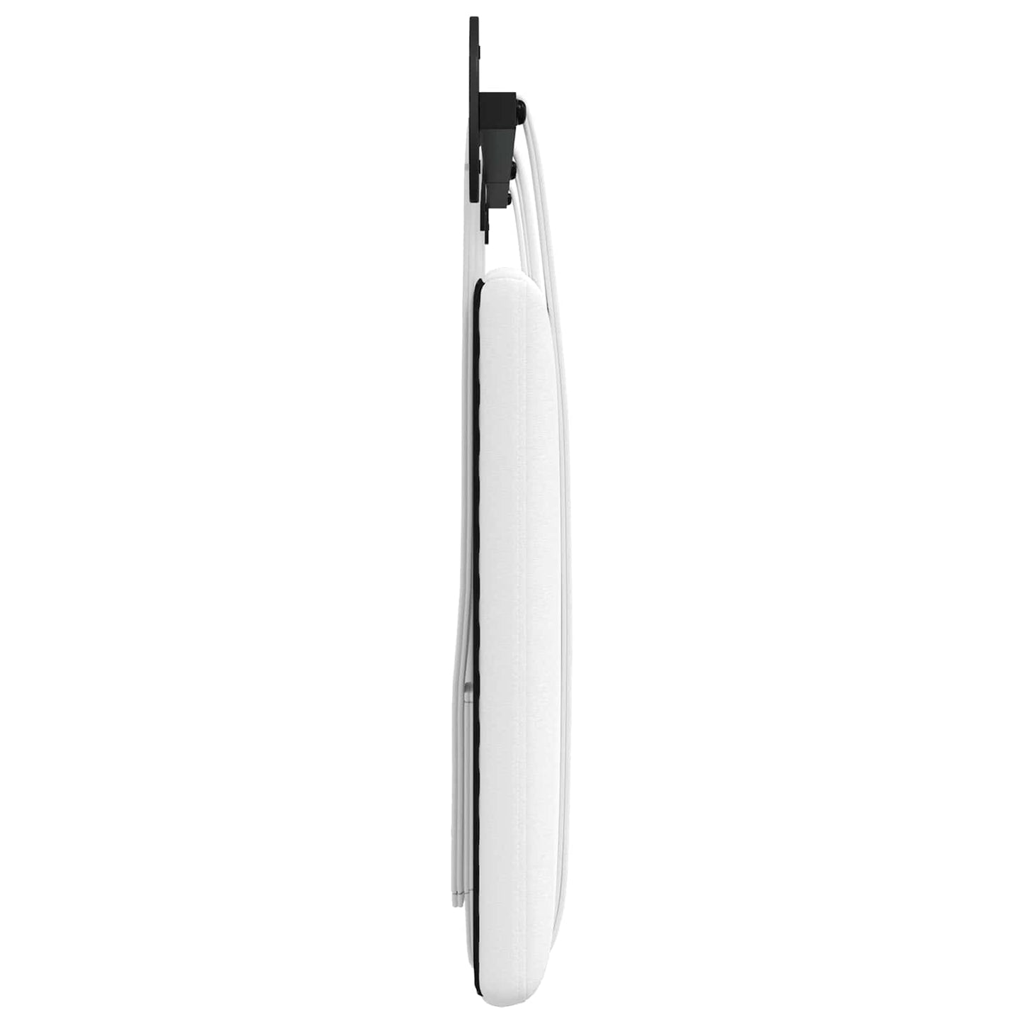 Hangend Hoofdeinde Wandgemonteerd Wit 210 x 55 x 5 cm Stof